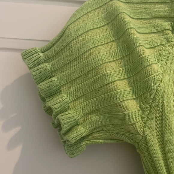 Green Ruffled Short Sleeve from Princess Polly - Picture 6 of 9